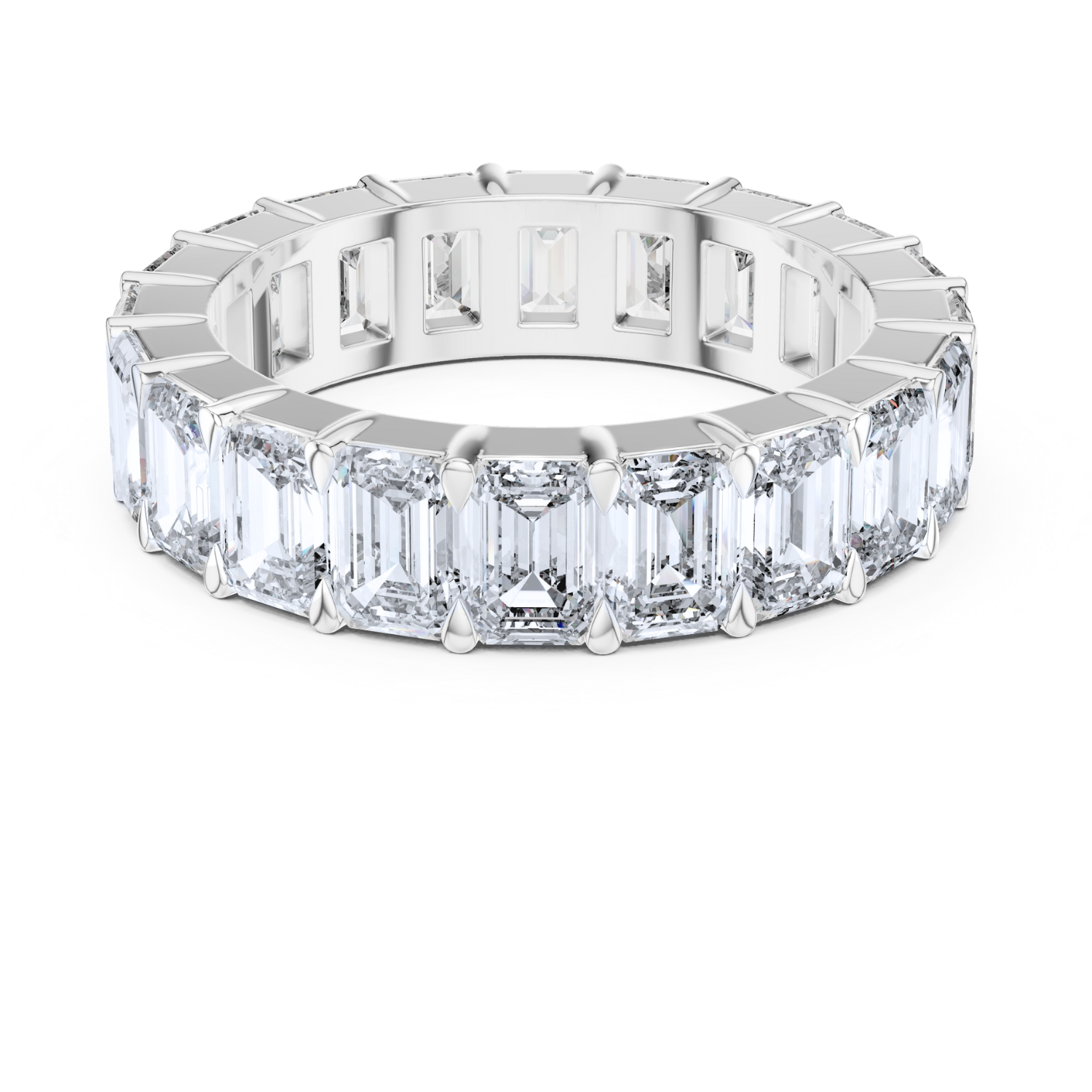 Emerald-Cut Diamond Eternity Band