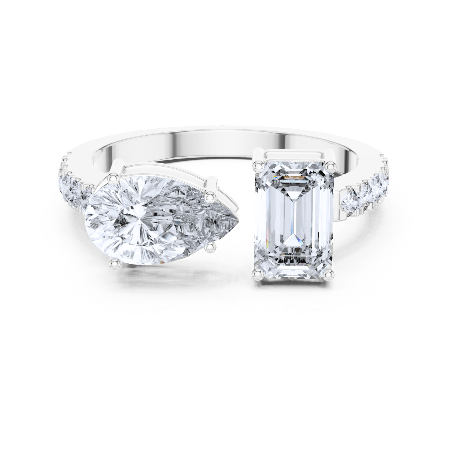 Dual-Cut Diamond Ring
