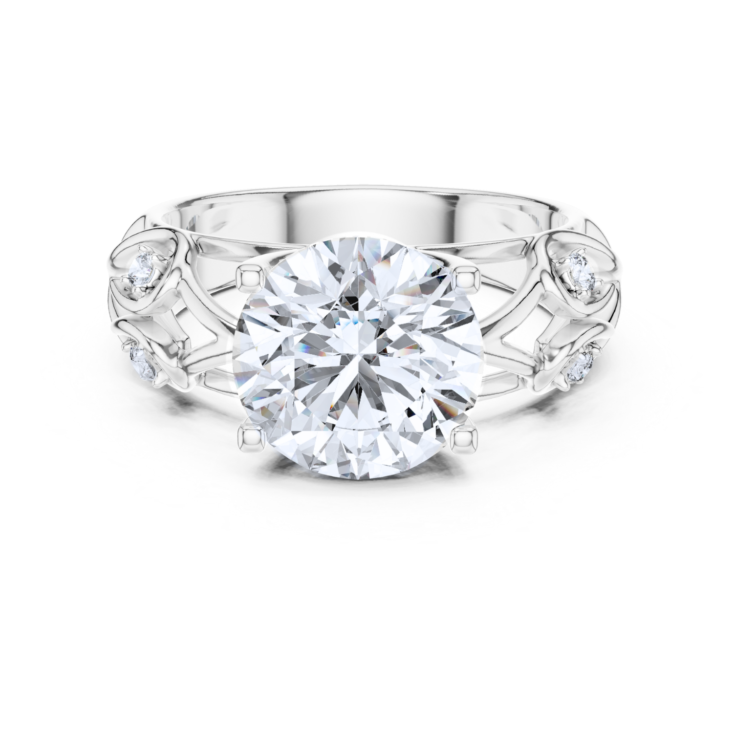 Nature-Inspired Diamond Ring