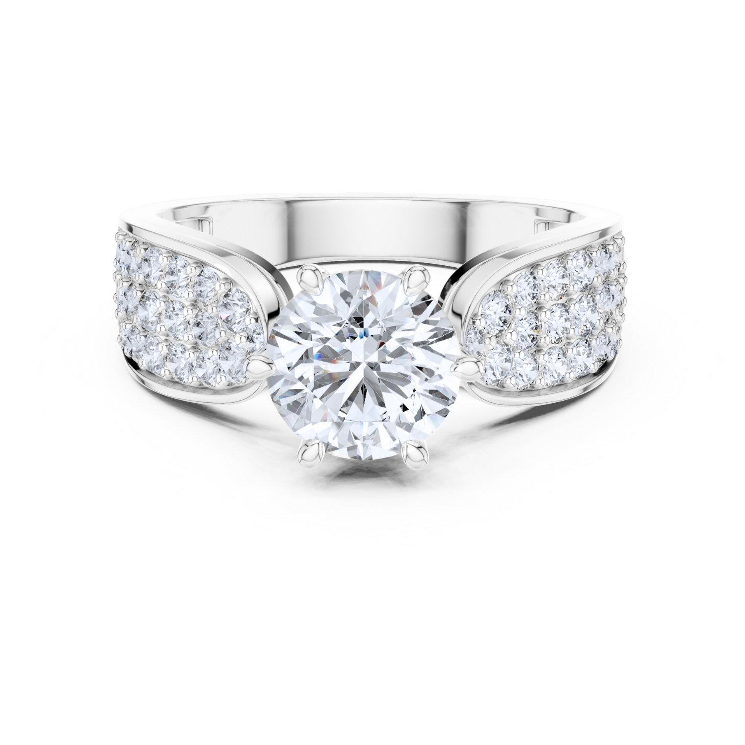 Pave Diamond Ring