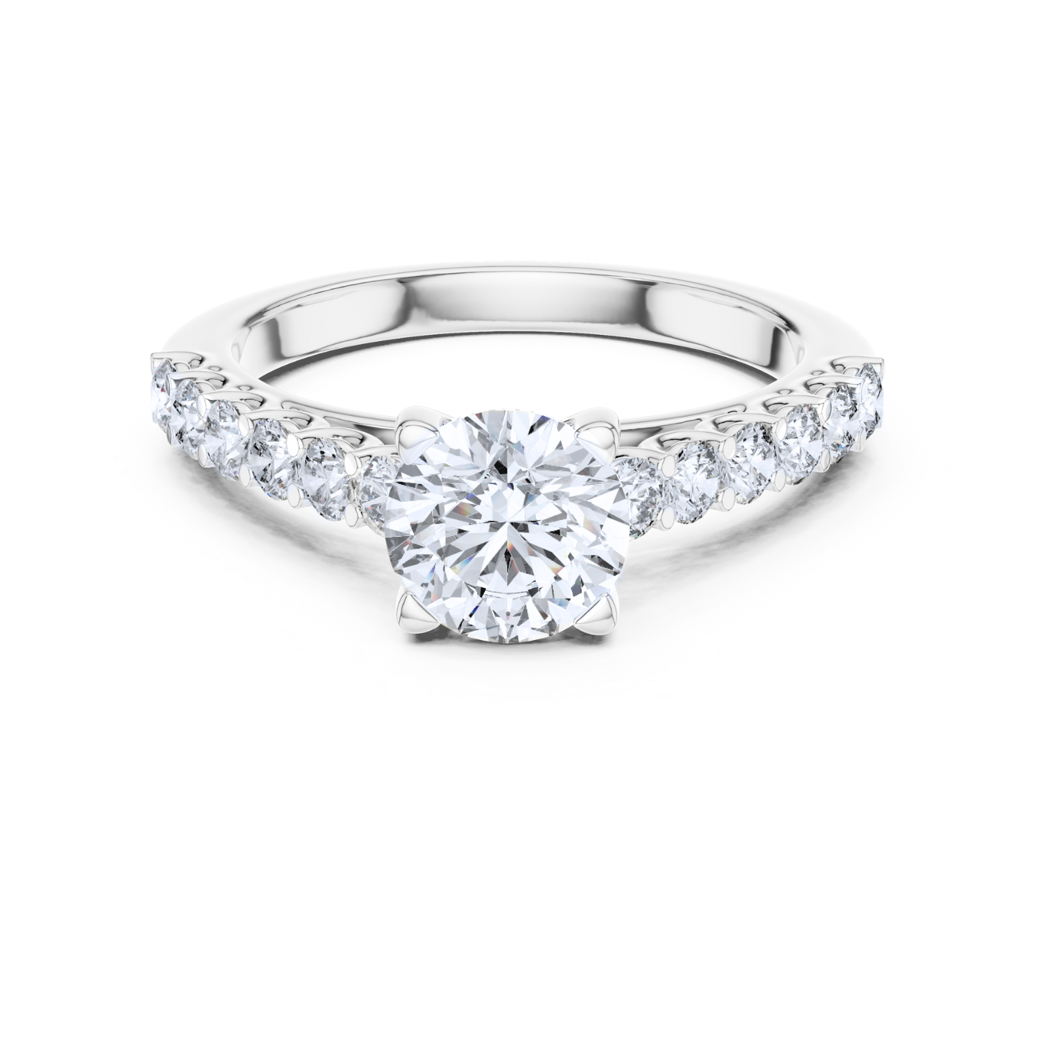 Classic Pave Diamond Ring