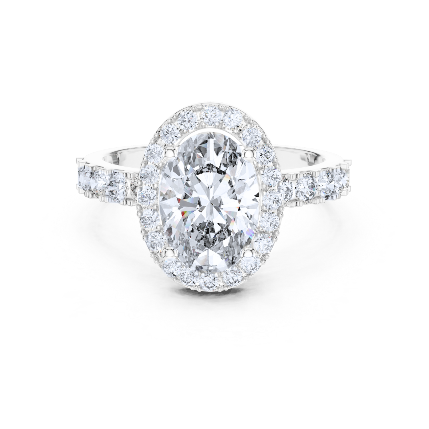 Gilded Grace Halo Ring