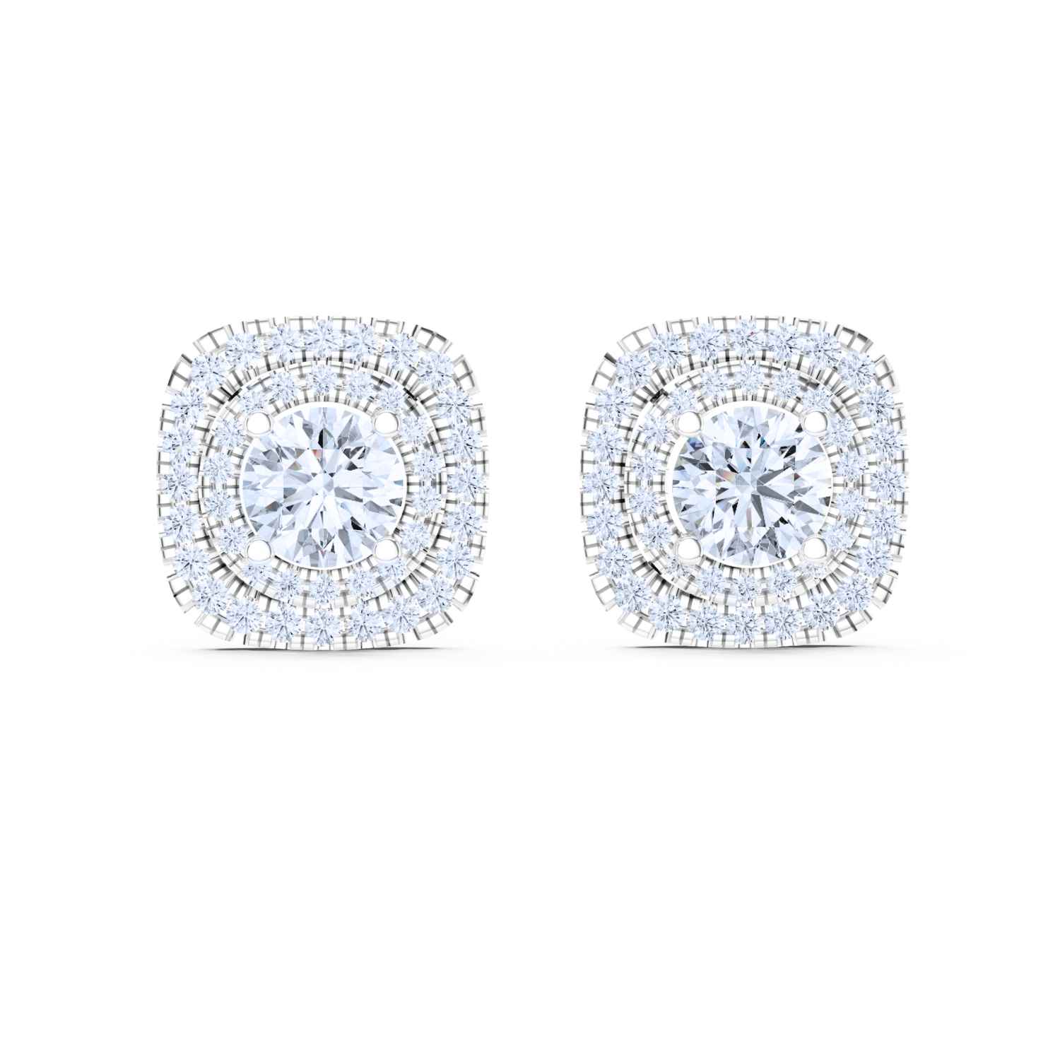 Eternal Halo Diamond Studs