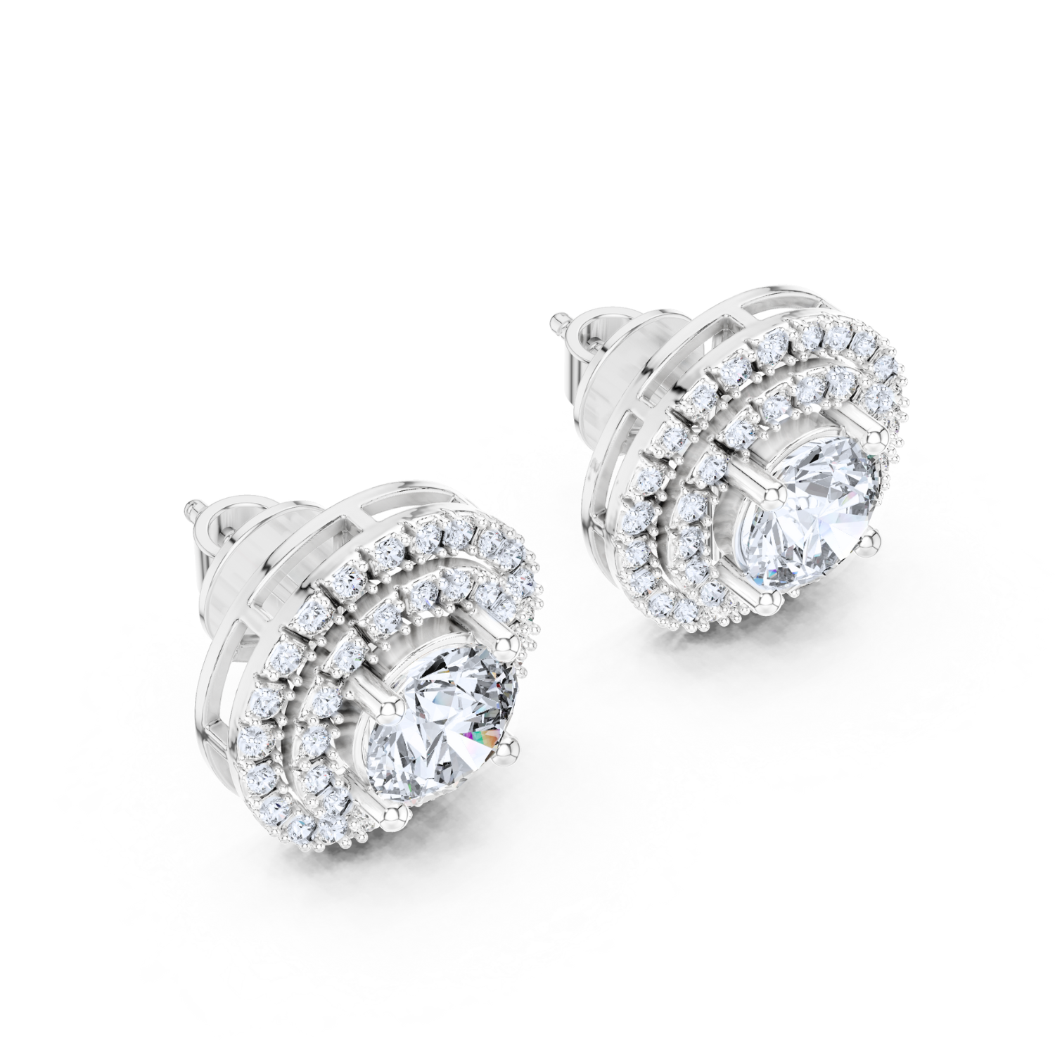 Royal Radiance Diamond Studs
