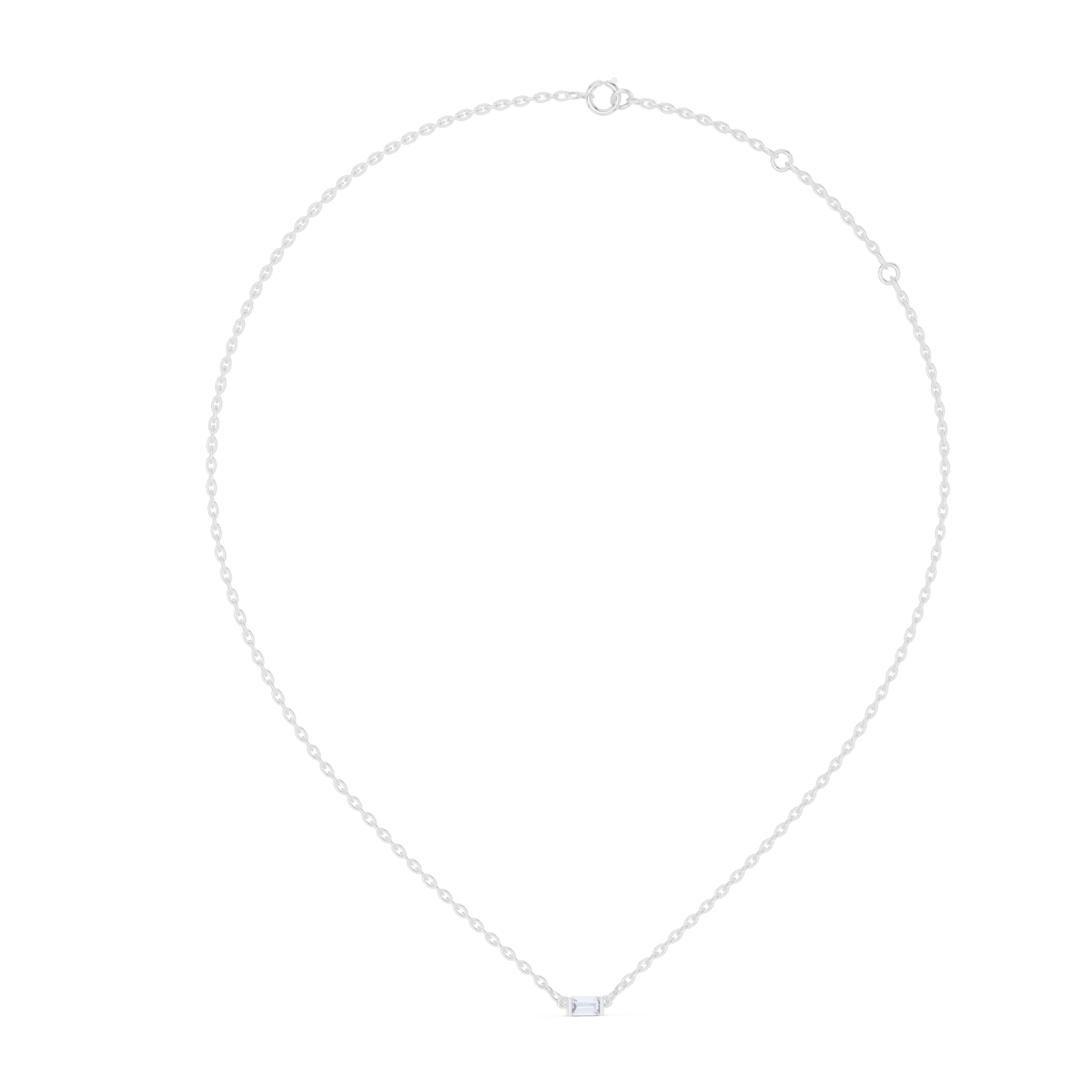 Sleek Bar Diamond Pendant