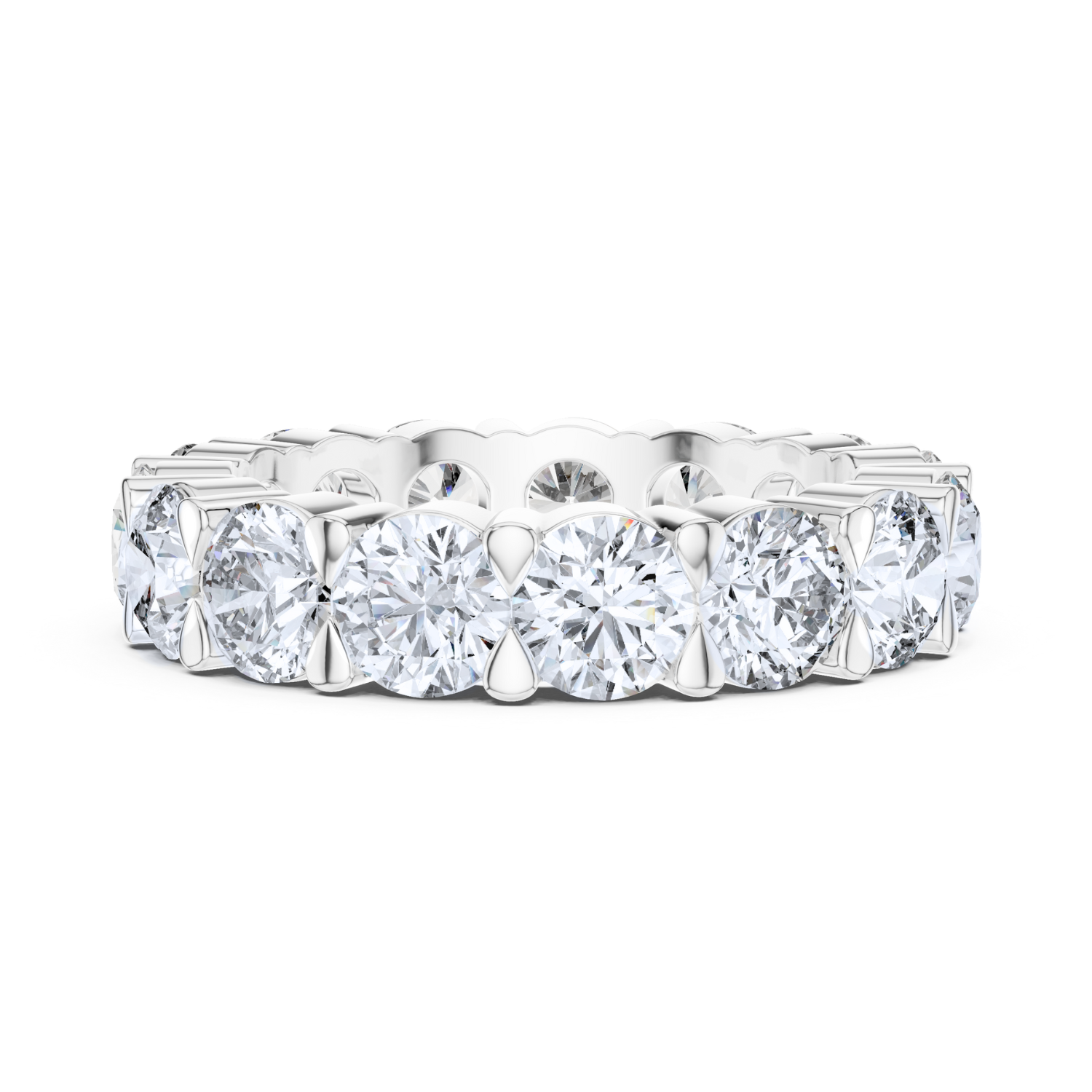 Round-Cut Diamond Eternity Band