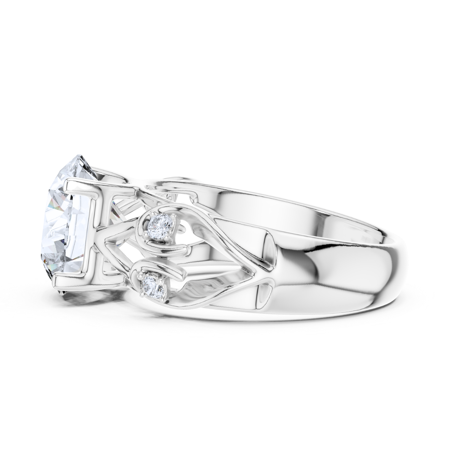 Nature-Inspired Diamond Ring