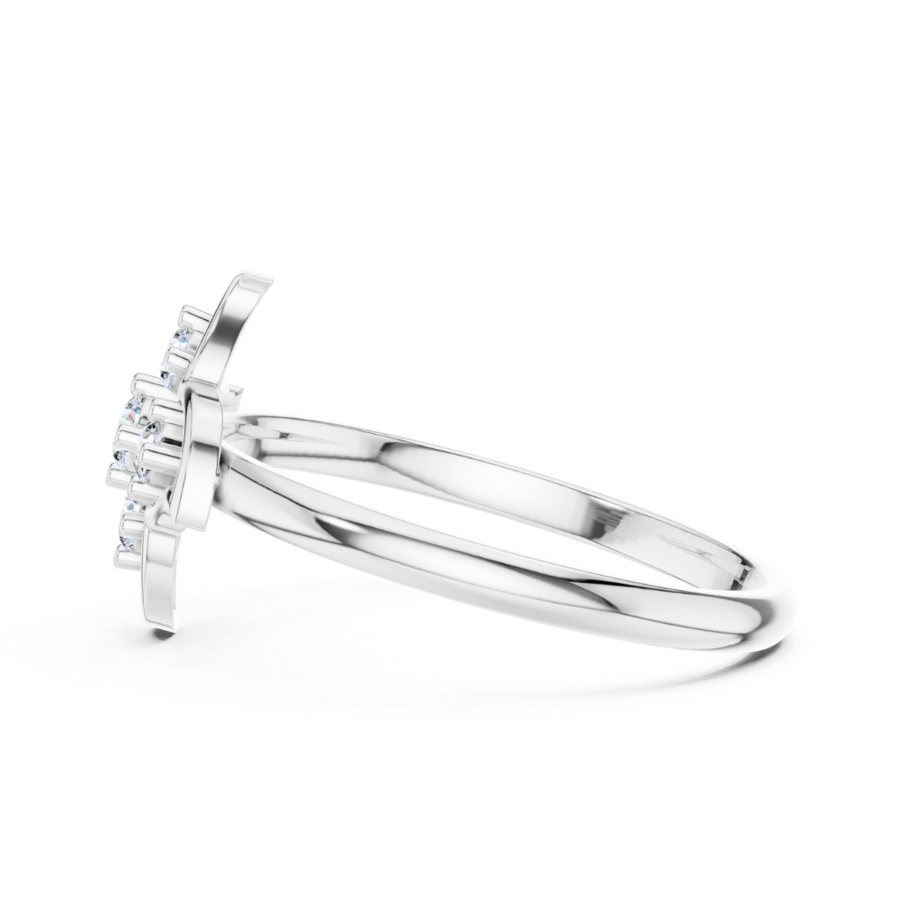 Enchanted Petal Diamond Ring