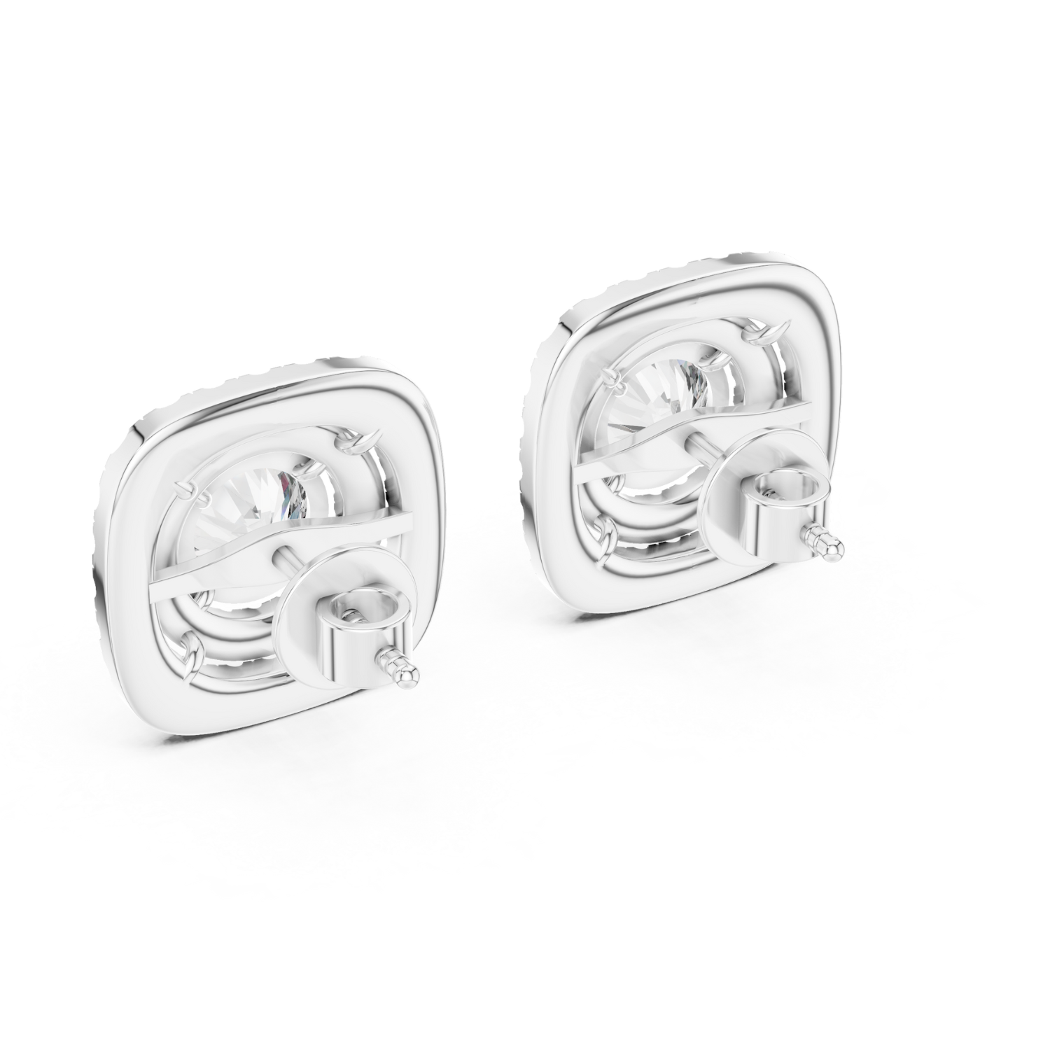 Eternal Halo Diamond Studs