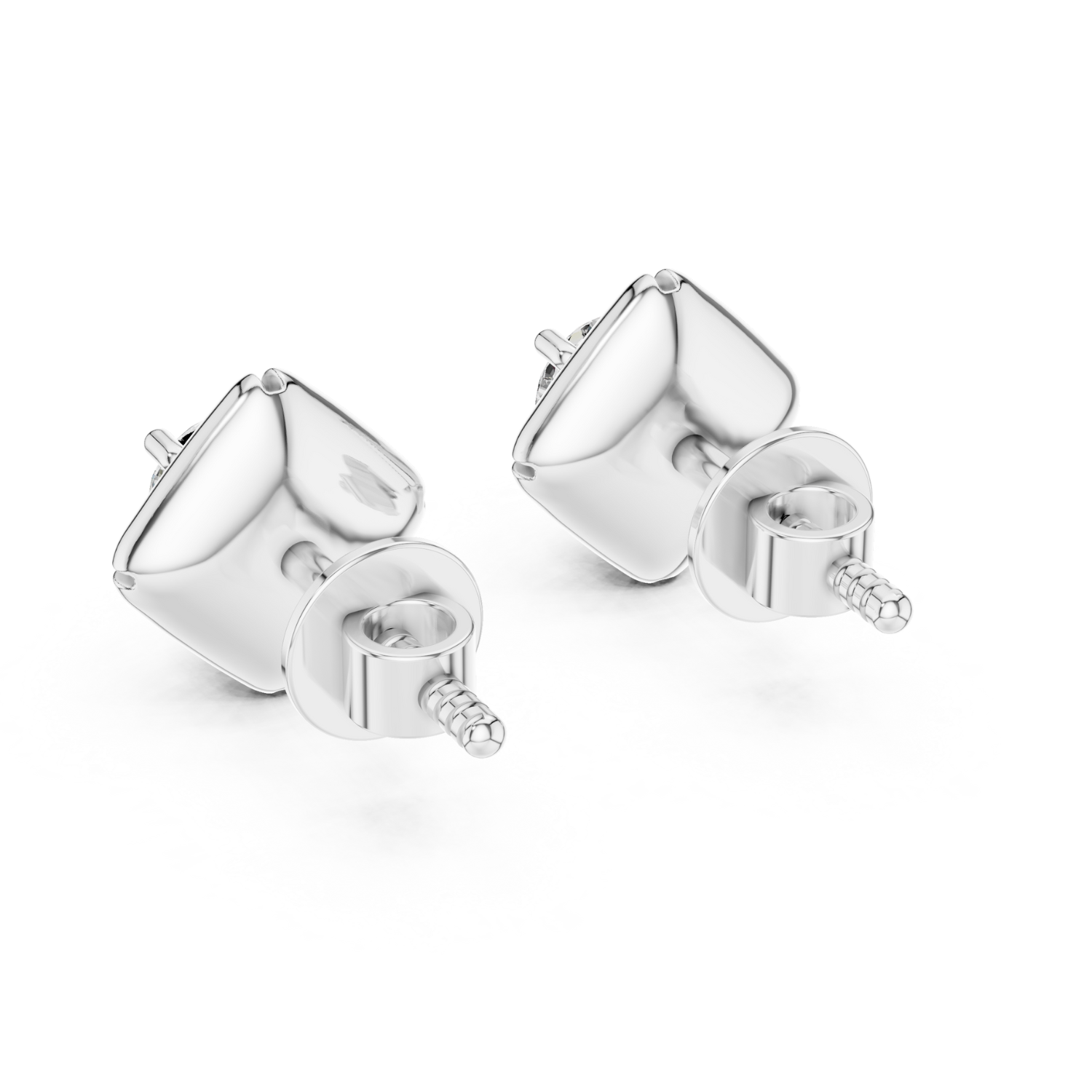 Radiant Diamond Studs Earrings