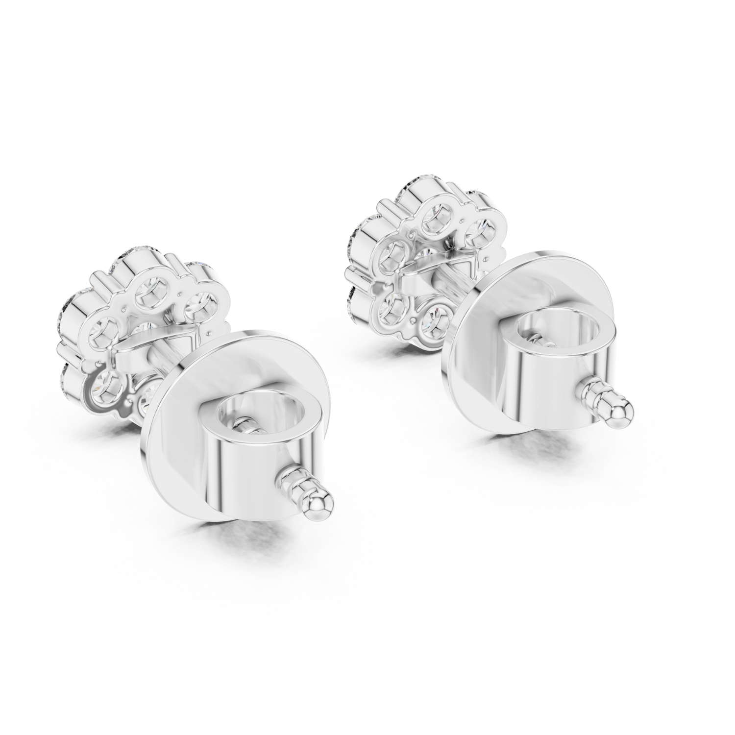 Celestial Bloom Diamond Studs