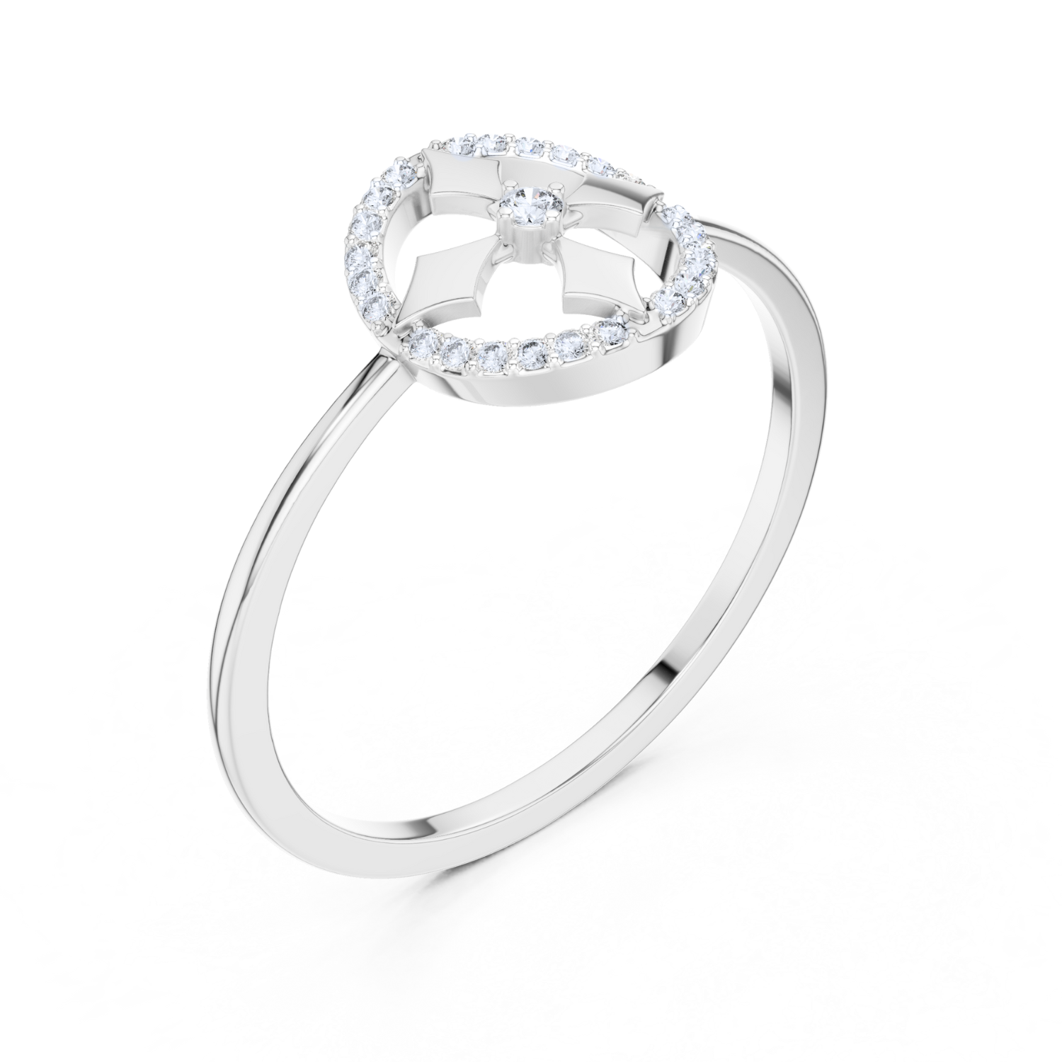Celestial Radiance Diamond Ring