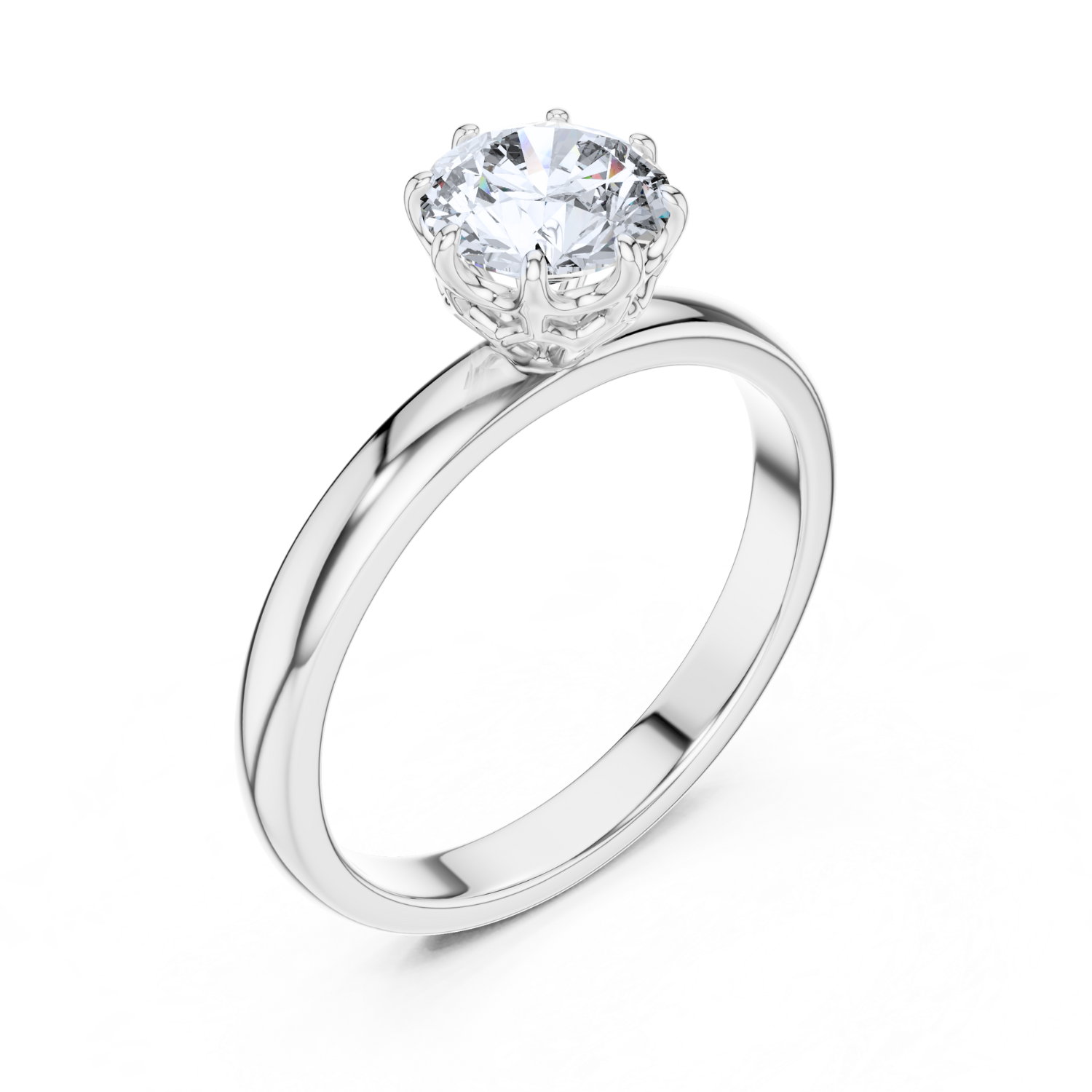 Radiance Solitaire Diamond Ring