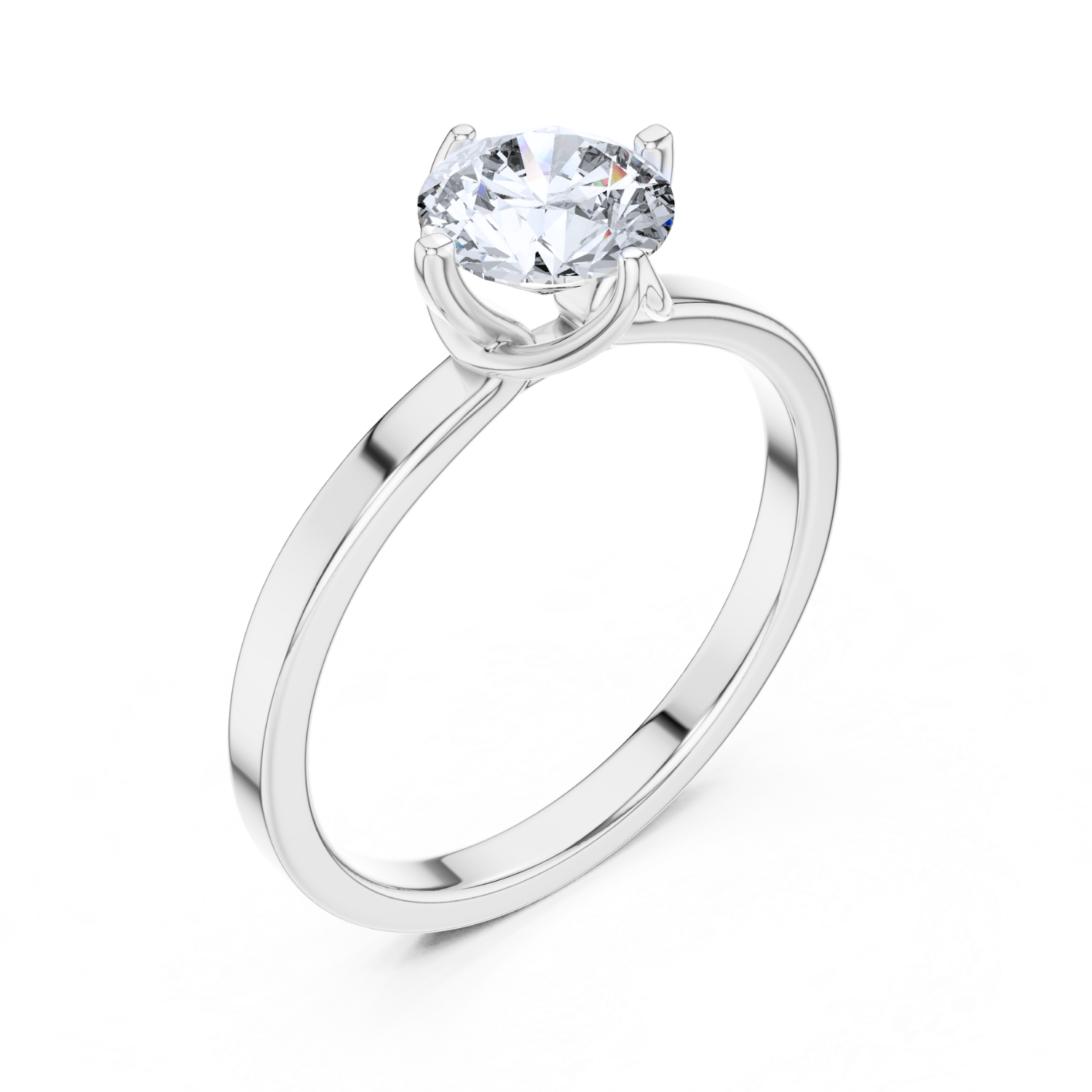 Vintage Milgrain Solitaire Ring