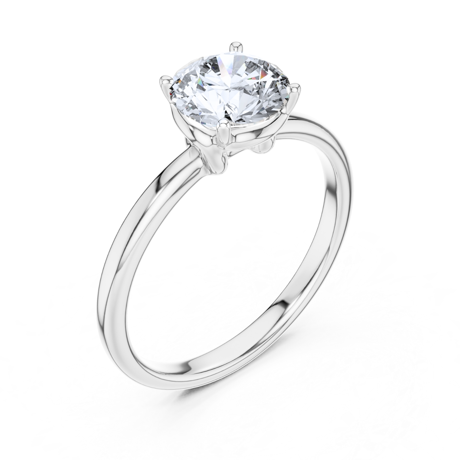 Twisted Knot Solitaire Ring
