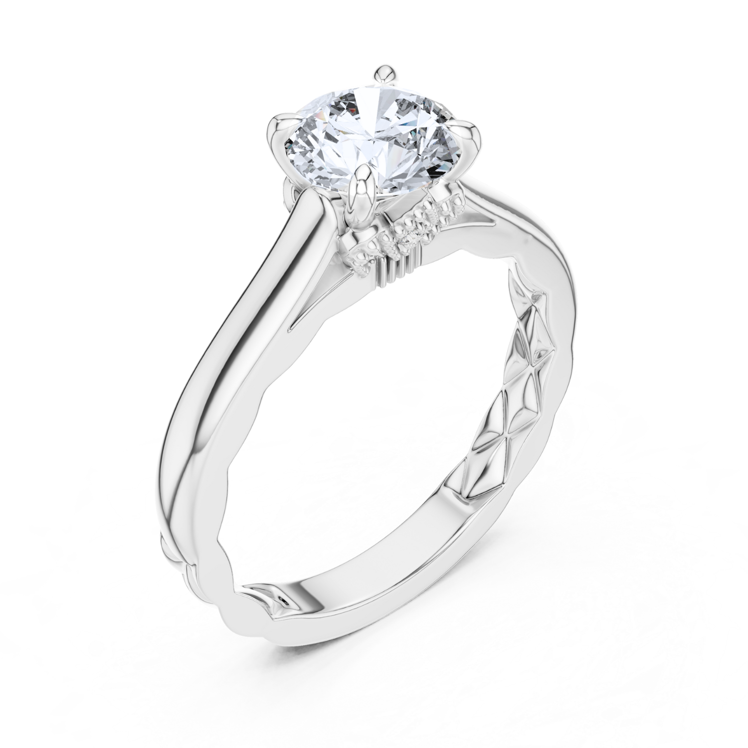 Vintage-Inspired Solitaire Ring