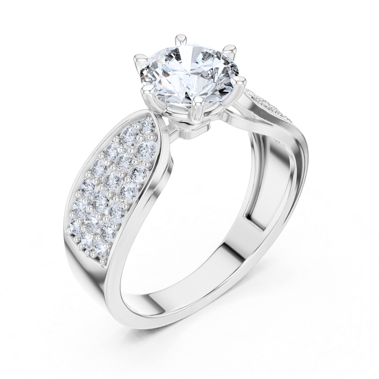 Pave Diamond Ring