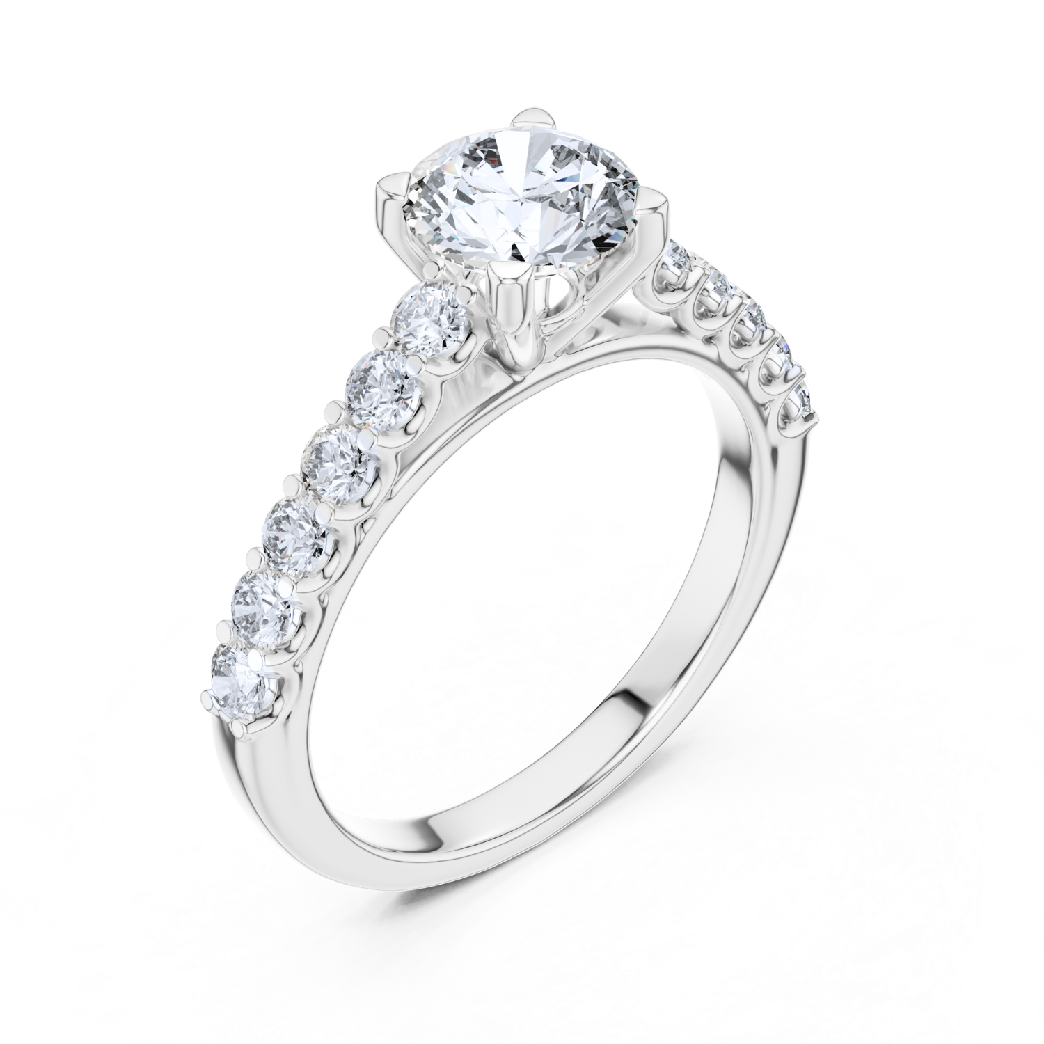 Classic Pave Diamond Ring