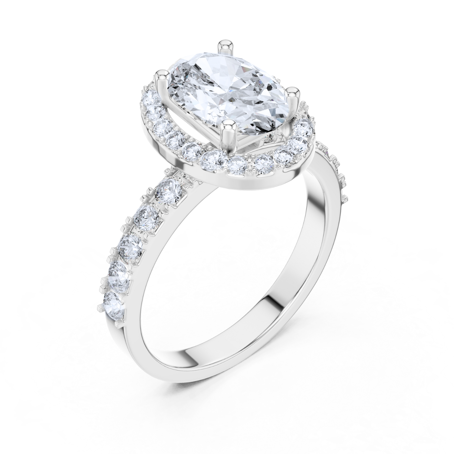 Gilded Grace Halo Ring