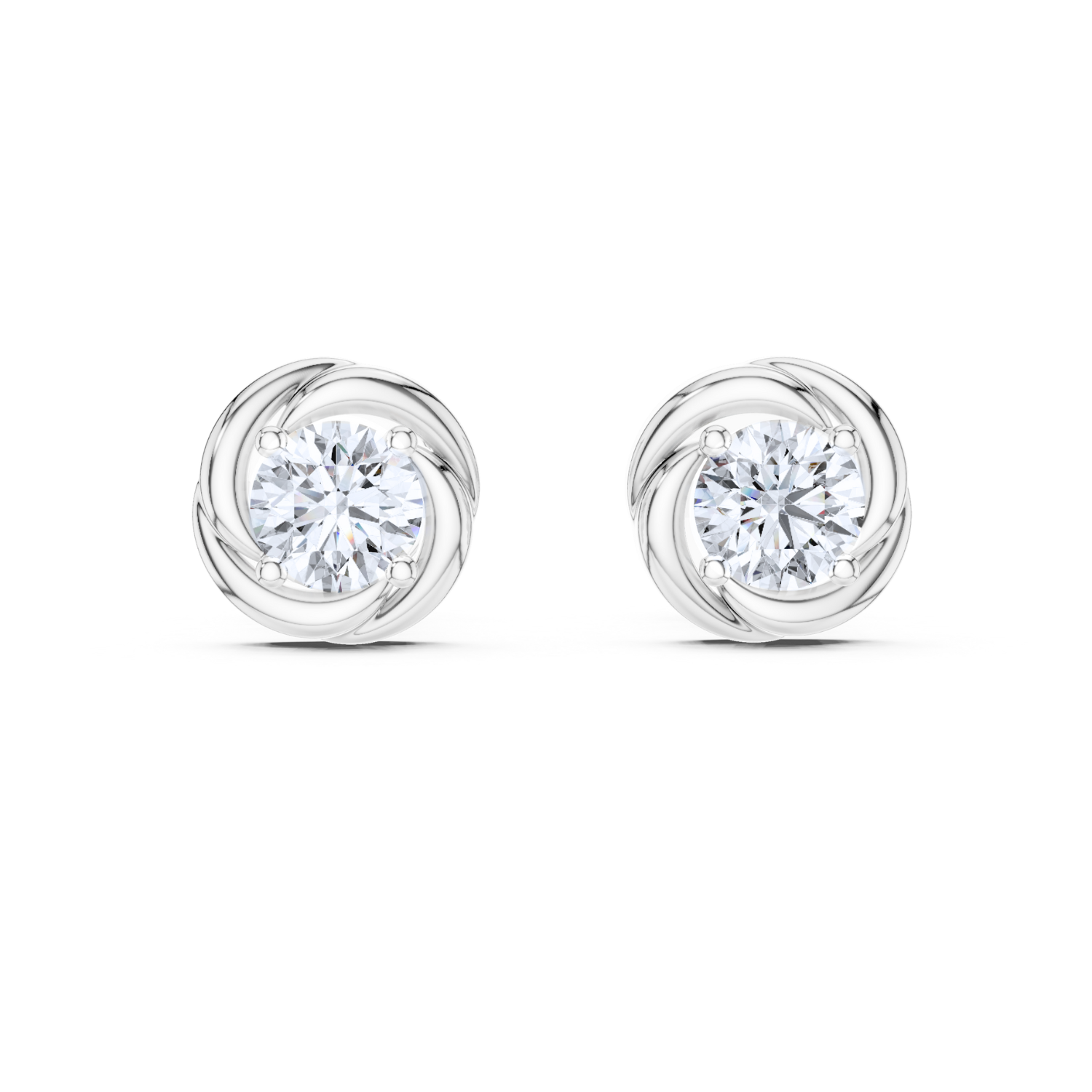 Enchanted Weave Diamond Studs