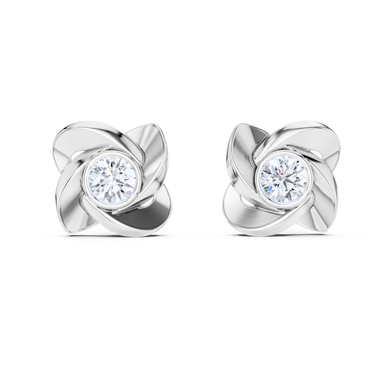 Petal Bloom Diamond Studs