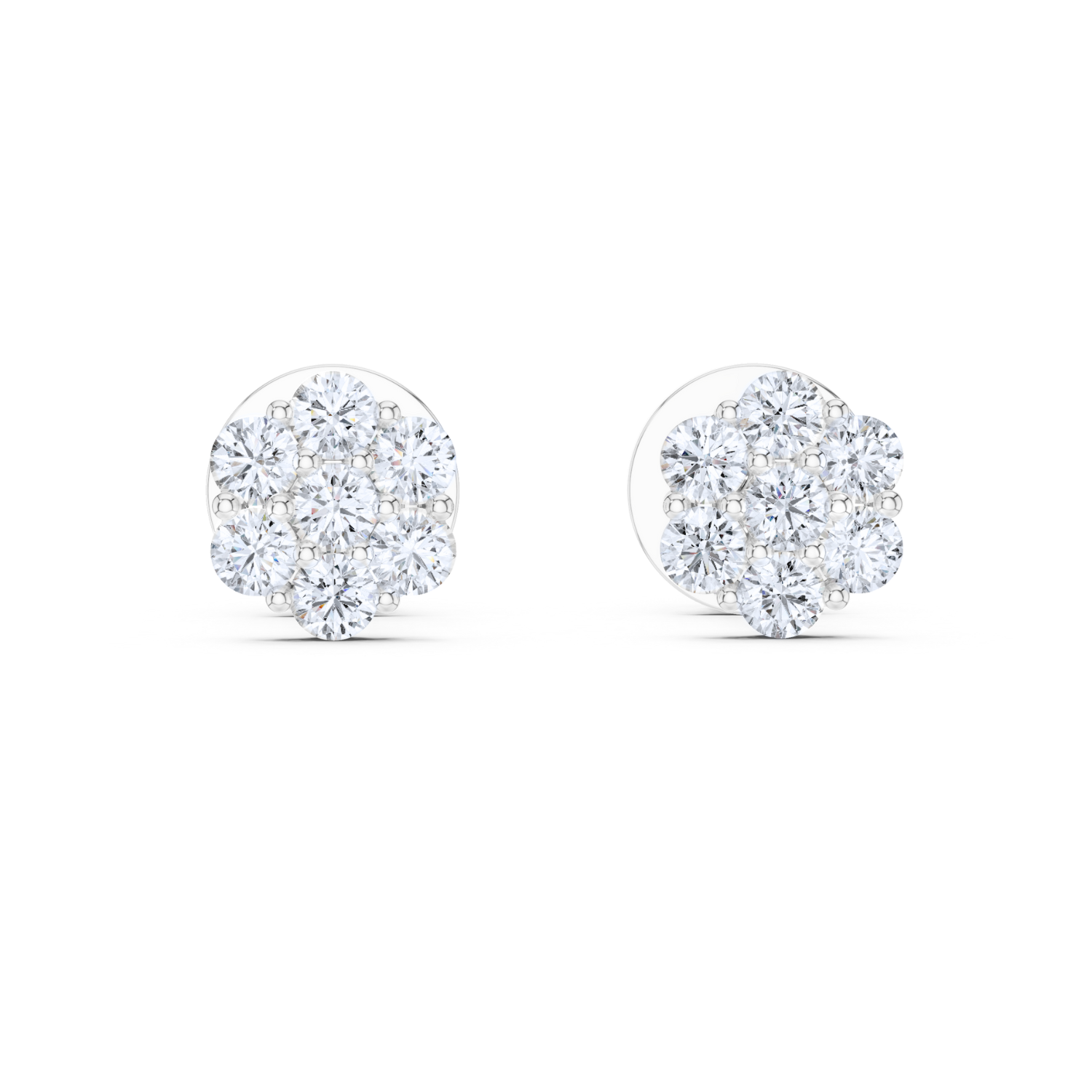 Celestial Bloom Diamond Studs