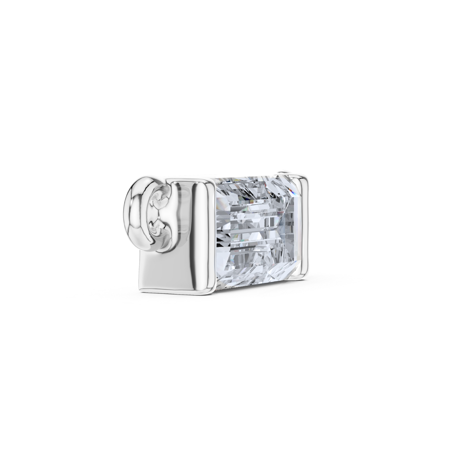 Sleek Bar Diamond Pendant