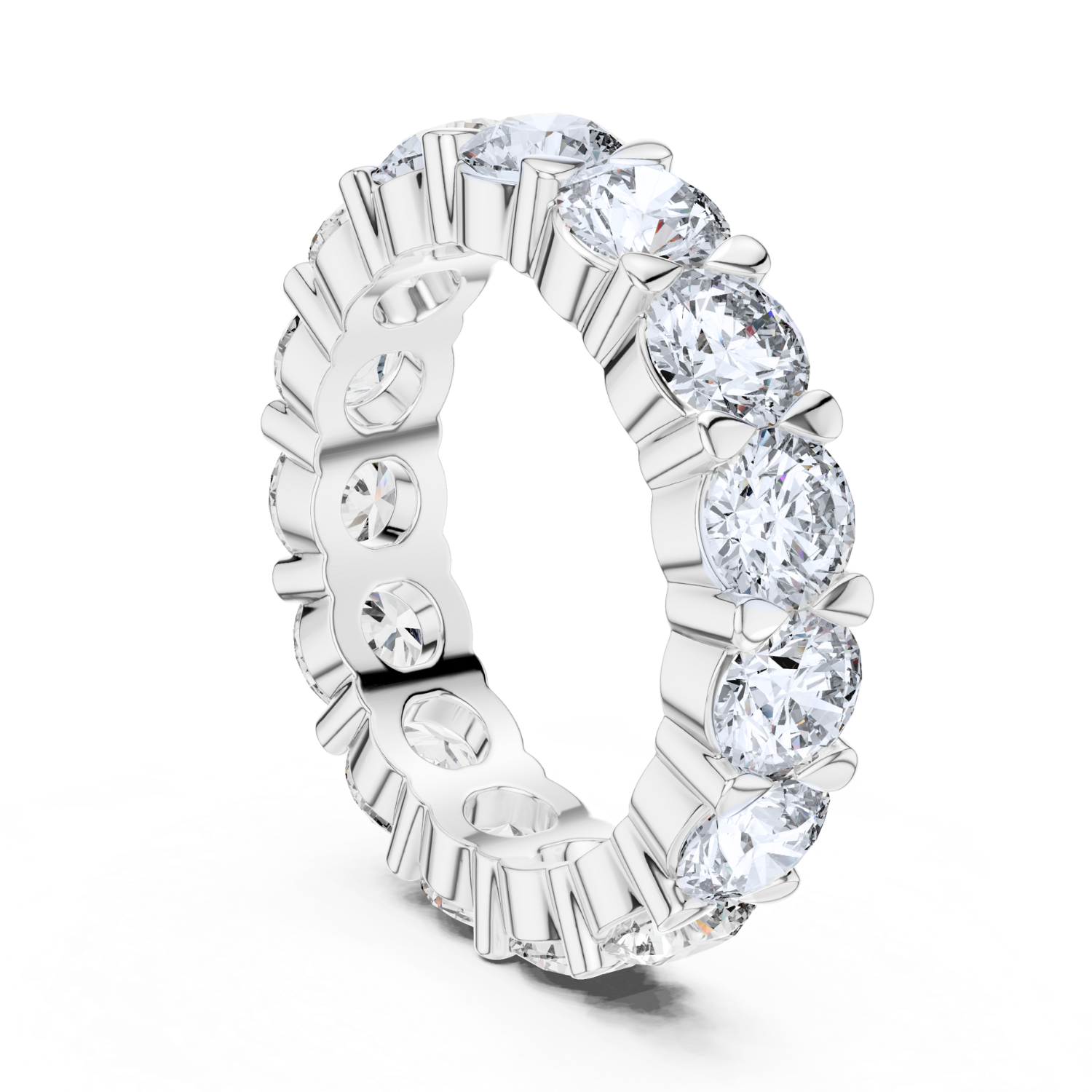 Round-Cut Diamond Eternity Band