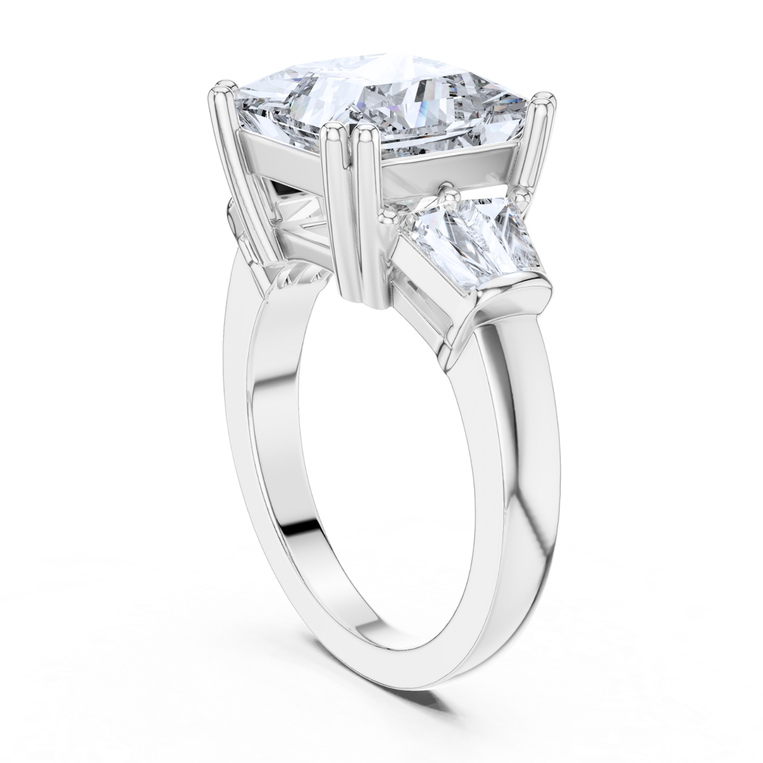 Elegant Three-Stone Ring