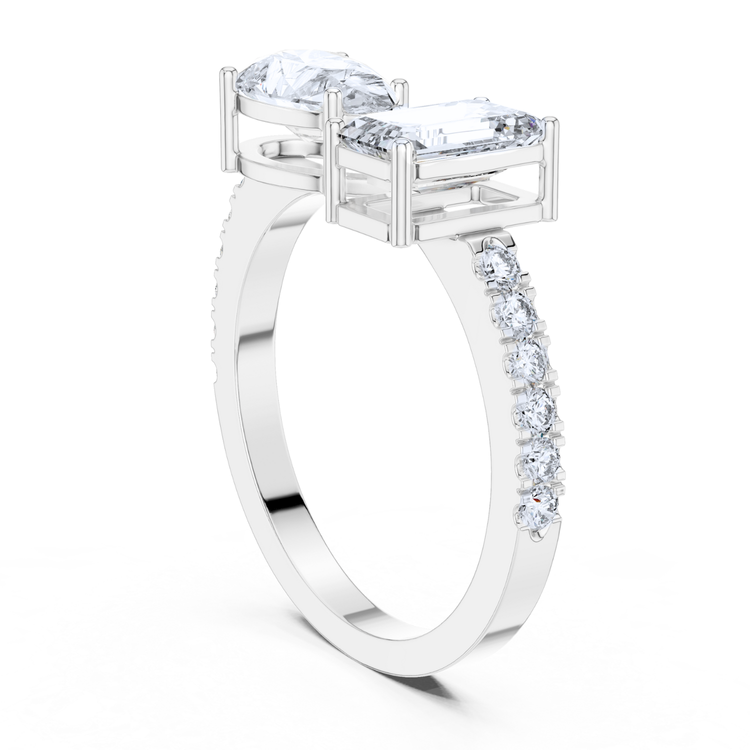 Dual-Cut Diamond Ring