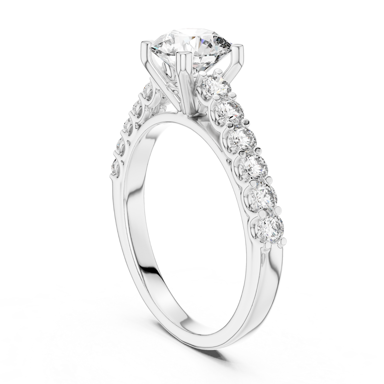 Classic Pave Diamond Ring