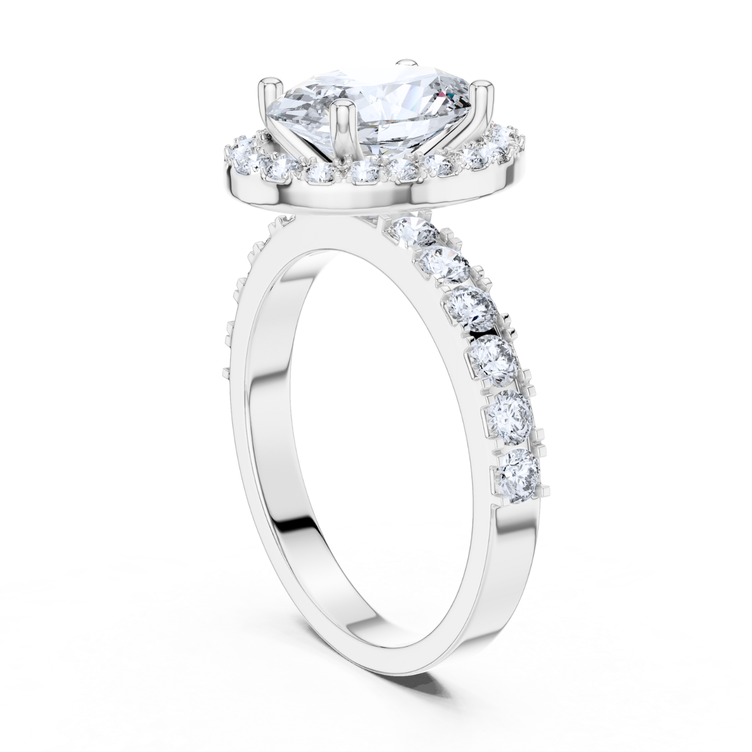 Gilded Grace Halo Ring