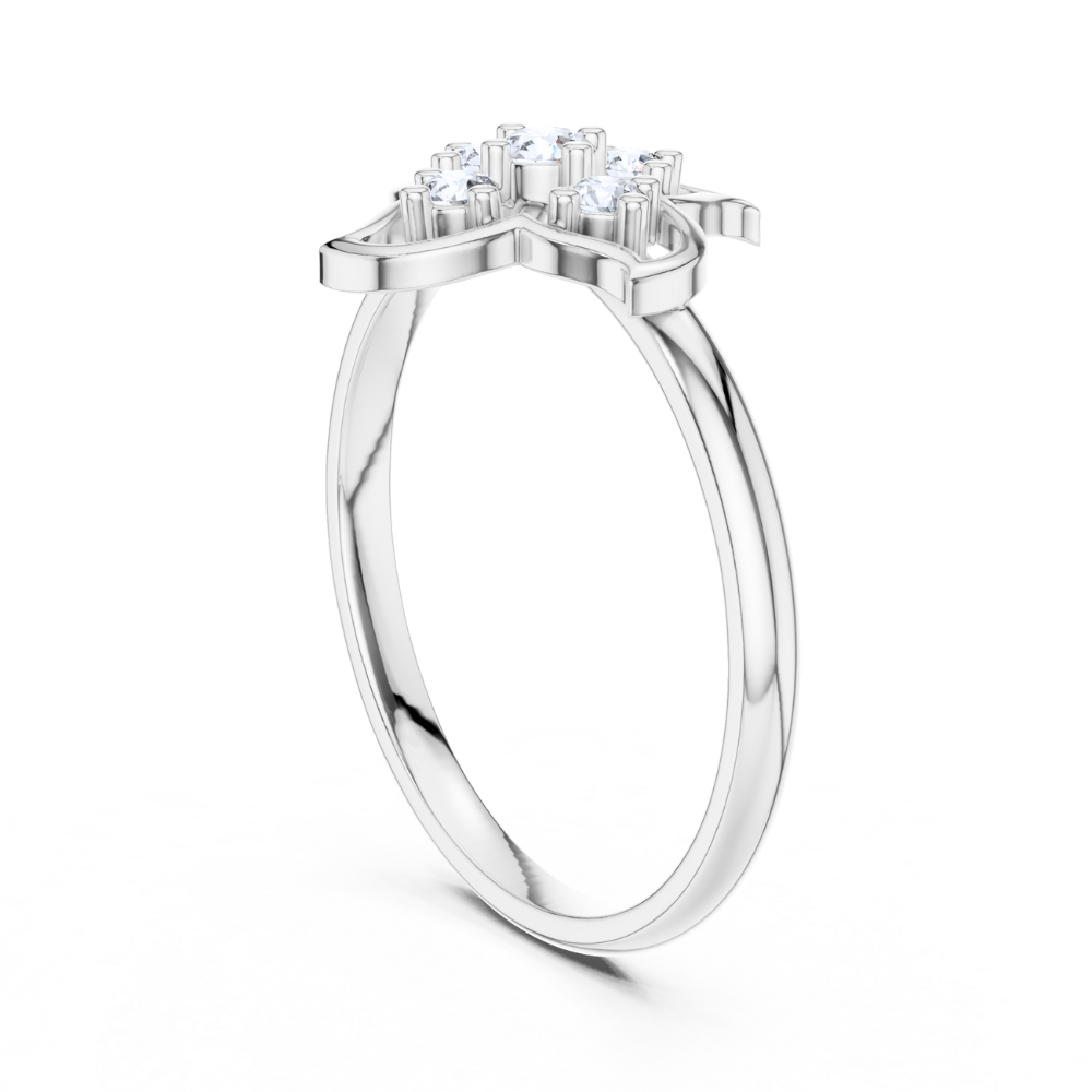 Enchanted Petal Diamond Ring