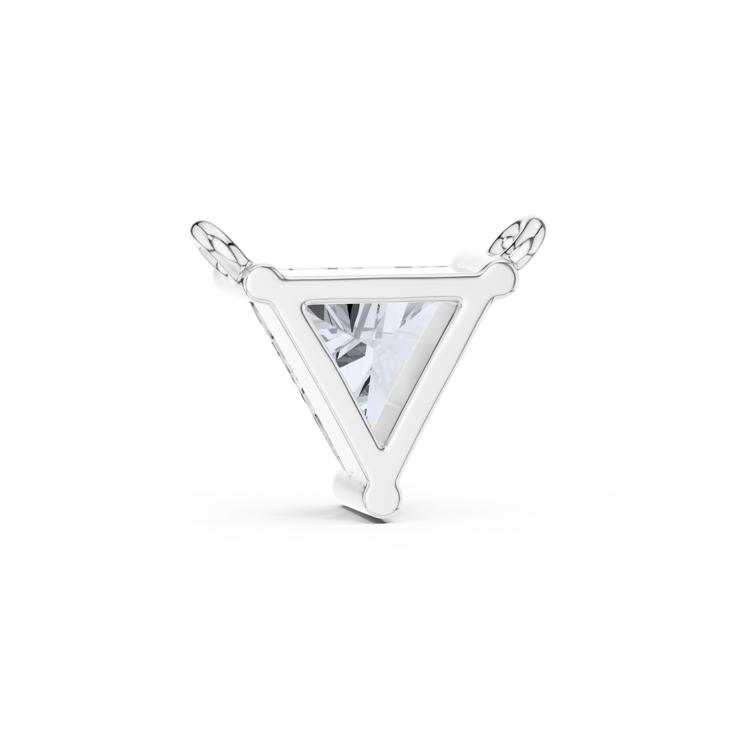 V-Shaped Diamond Pendant