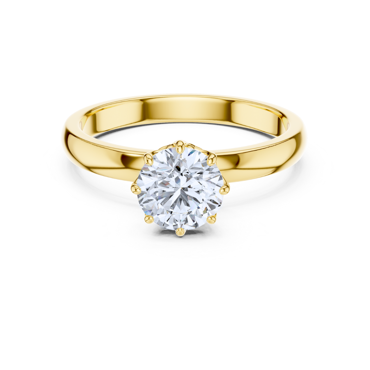 Radiance Solitaire Diamond Ring