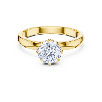 Radiance Solitaire Diamond Ring
