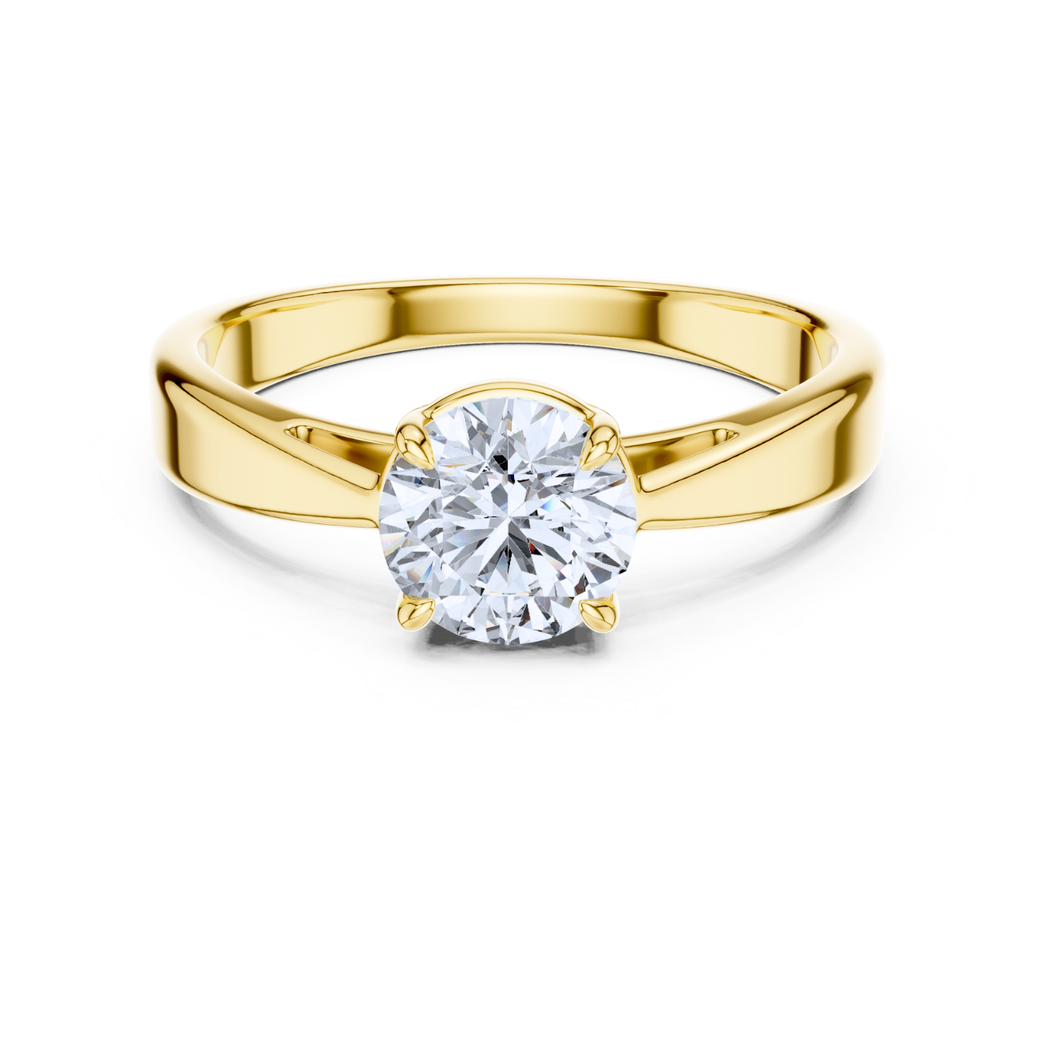 Elegant Solitaire Diamond Ring
