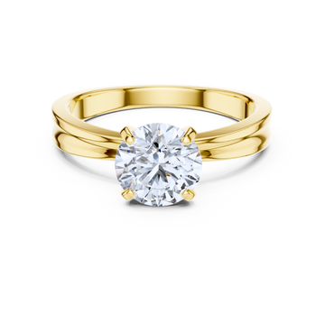 Lustrous Grace  Solitaire Ring
