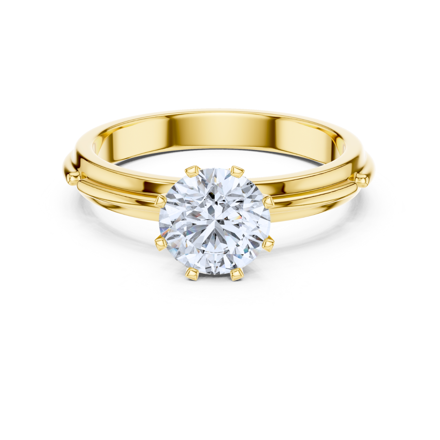 Classic Elegance 8-Prong Solitaire Ring