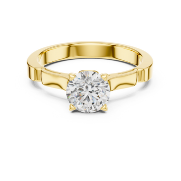 Radiant Diamond Solitaire Ring