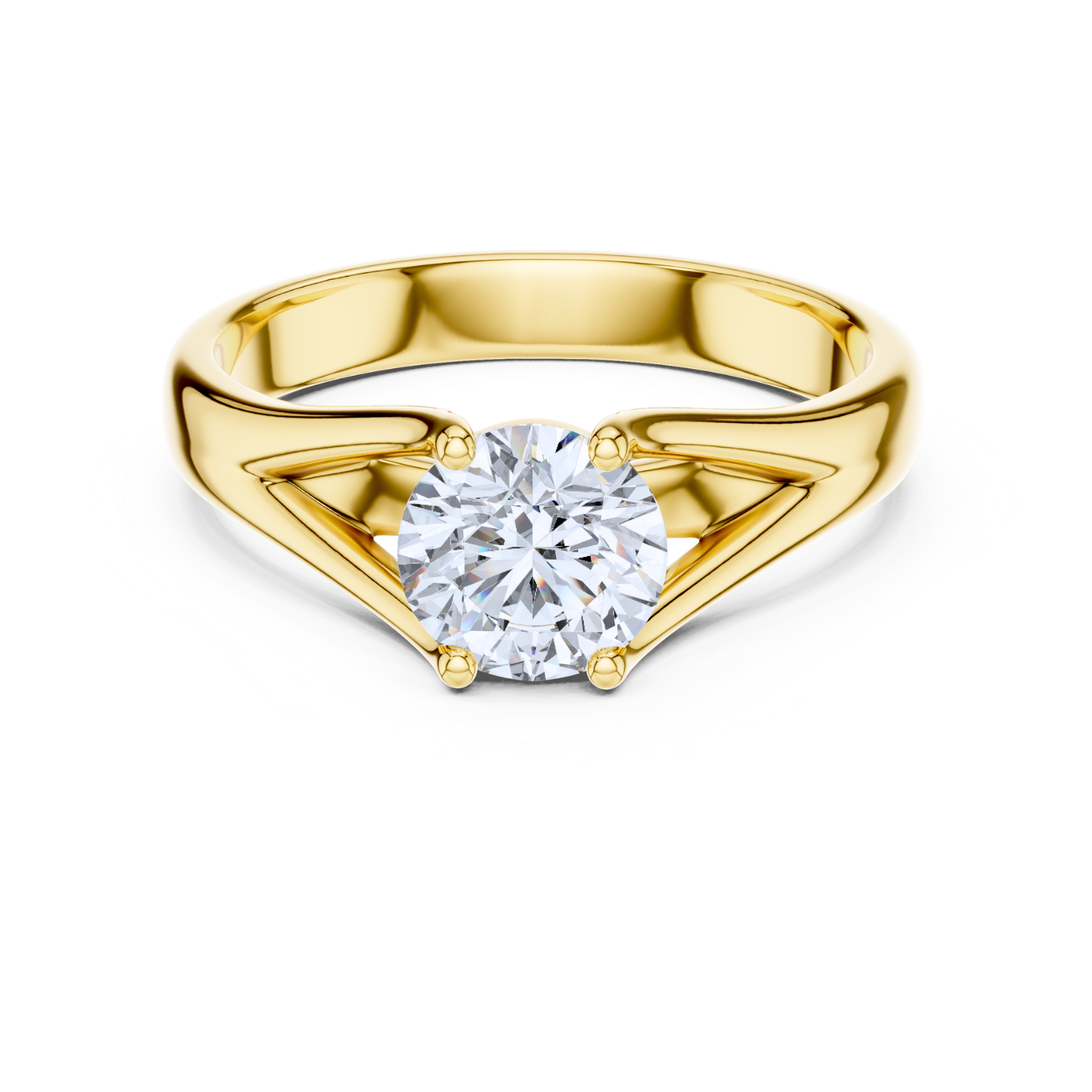 Majestic Cathedral Solitaire Ring