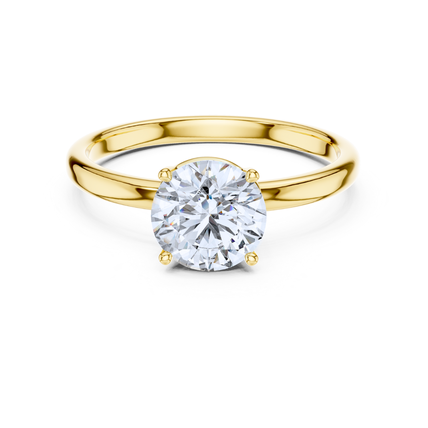 Twisted Knot Solitaire Ring