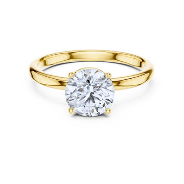 Twisted Knot Solitaire Ring
