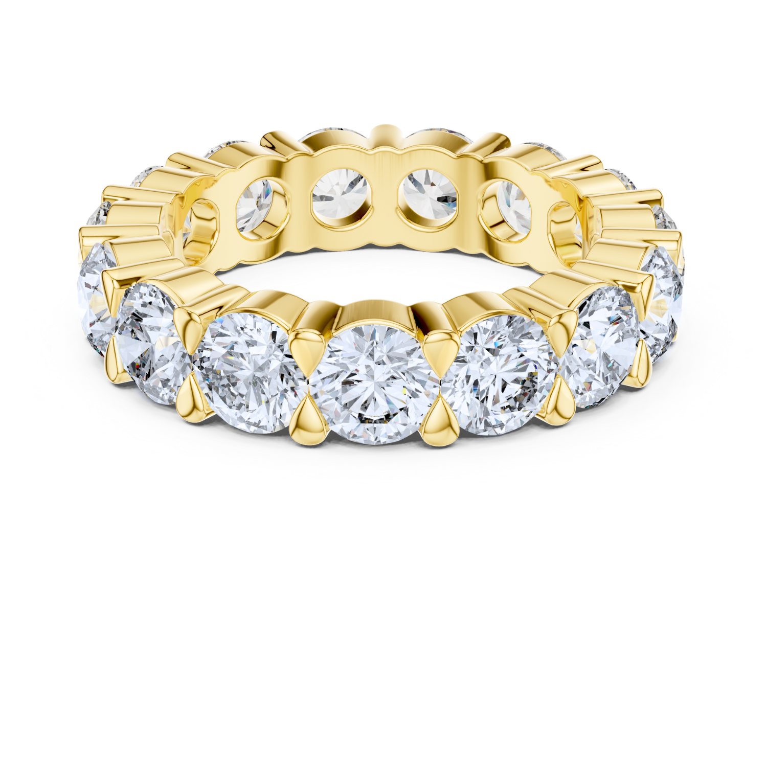 Round-Cut Diamond Eternity Band