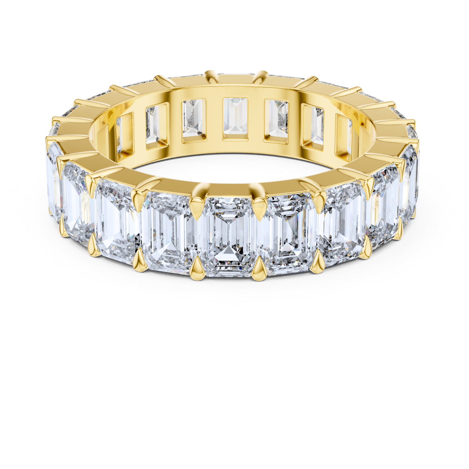 Emerald-Cut Diamond Eternity Band