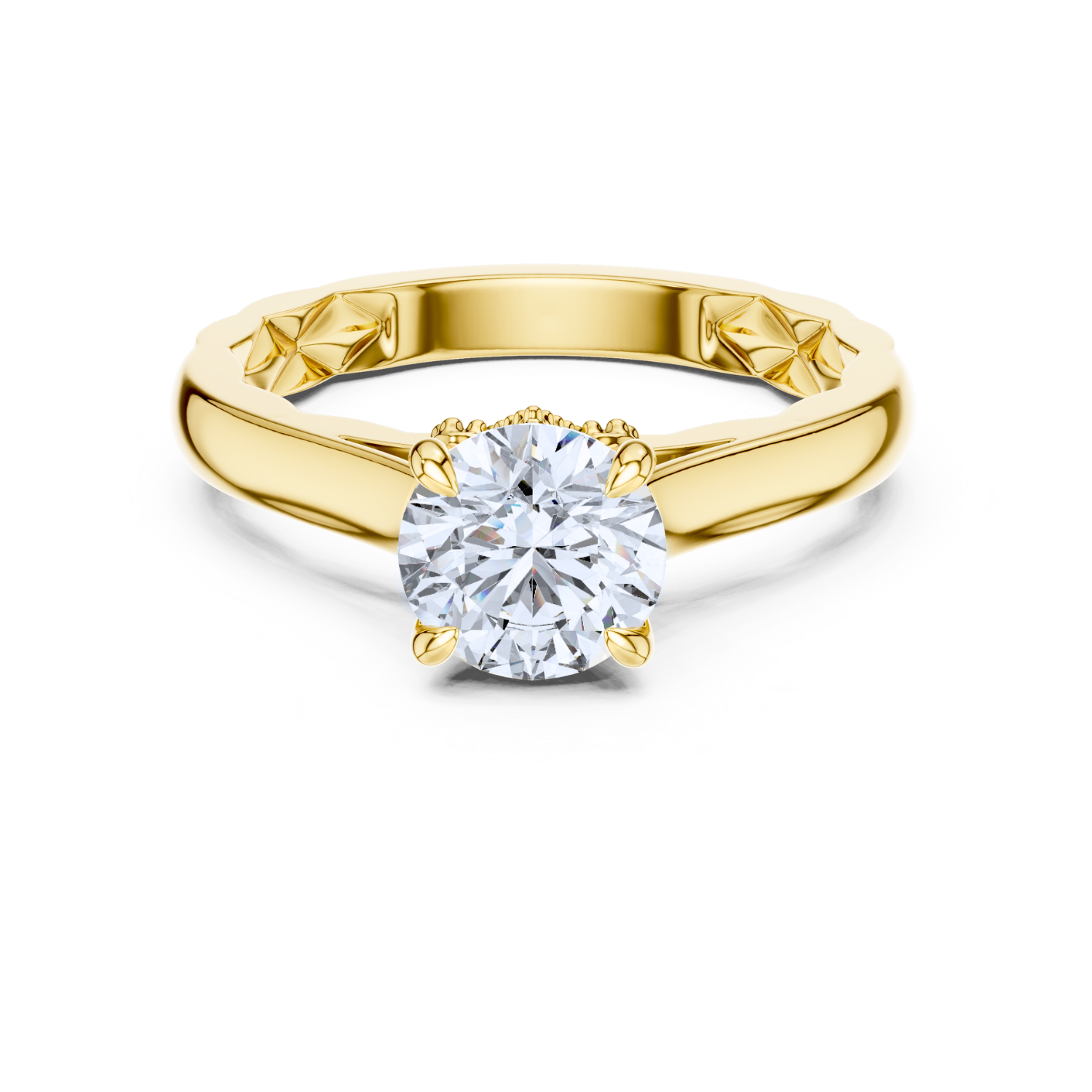Vintage-Inspired Solitaire Ring