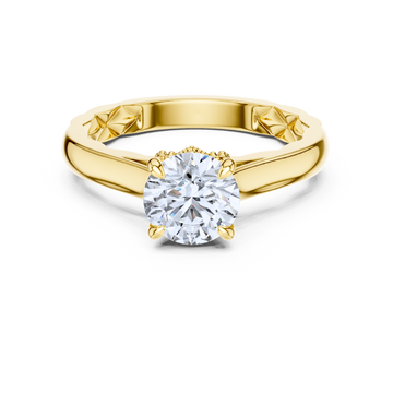 Vintage-Inspired Solitaire Ring