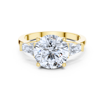 Classic Trio Round Diamond Ring