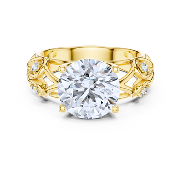 Nature-Inspired Diamond Ring