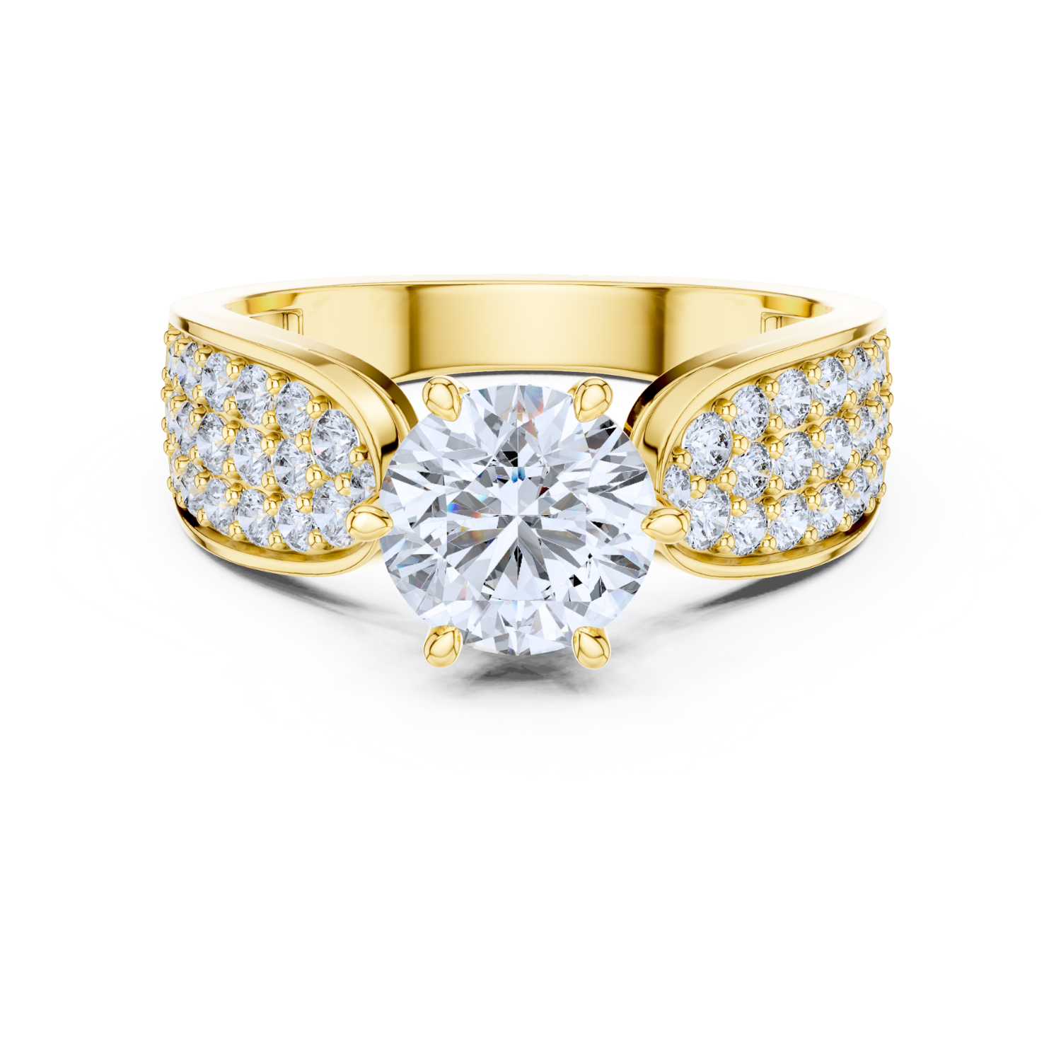 Pave Diamond Ring